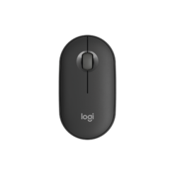 Logitech Pebble 2 M350s Tonal Graphite top view