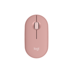 Logitech Pebble 2 M350s Tonal Rose top view