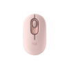Logitech POP Wireless Mouse Rose top angle view