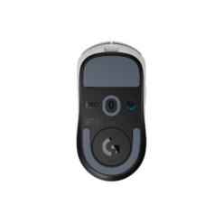 Logitech PRO X Superlight 2 White underside with PTFE feet