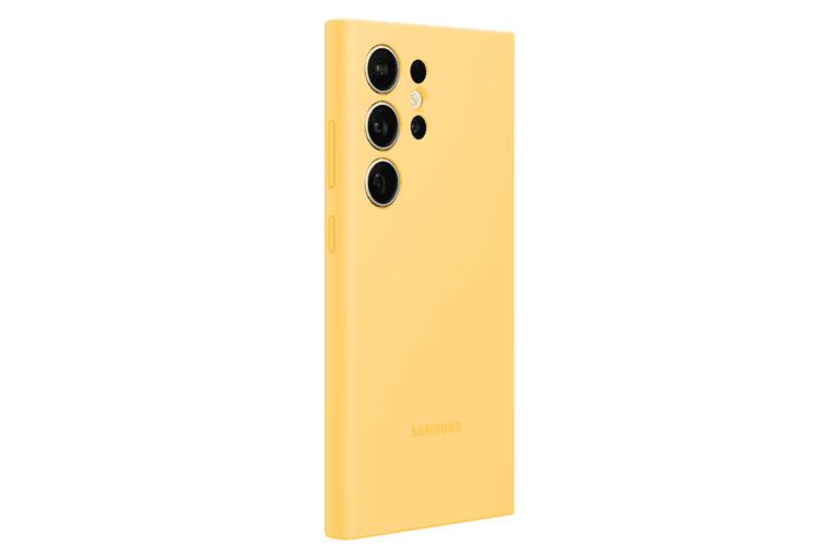 Official Samsung Galaxy S24 Ultra Silicone Case – Yellow