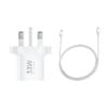 Xiaomi 33W Nano Power Adapter UK plug with 3A braided USB-C cable bundle
