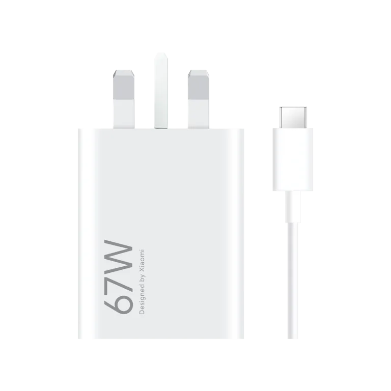 Official Xiaomi 67W HyperCharge Combo – UK Charger + USB-C Cable