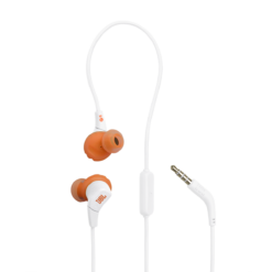 JBL Endurance Run 3 wired sport earphones White/Orange