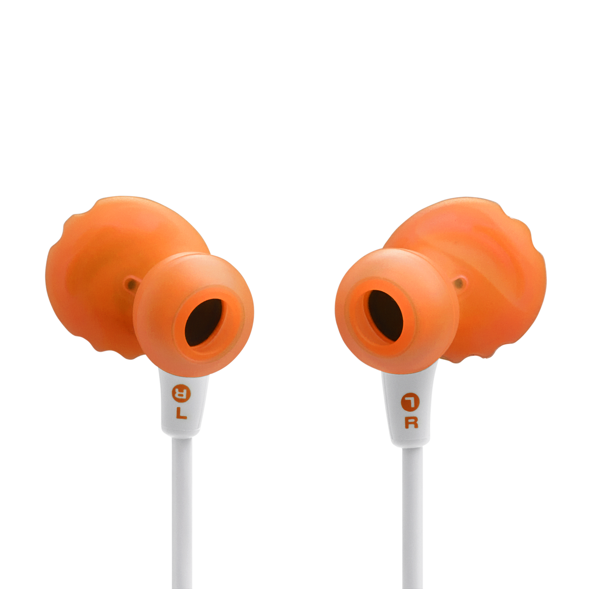 JBL Endurance Run 3 wired sport earphones White/Orange