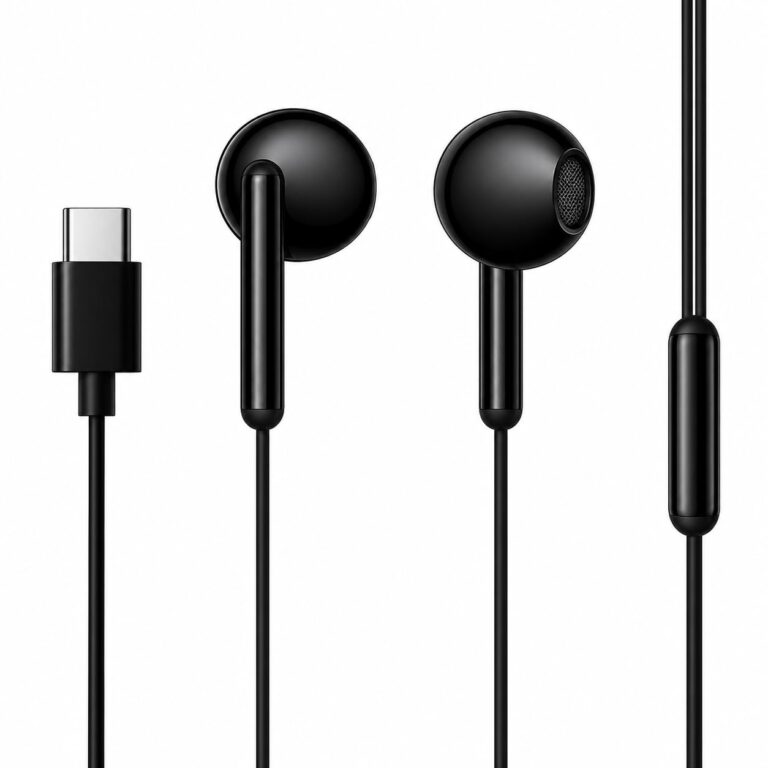 realme Buds Classic Type-C Wired Earphones with Mic – Black