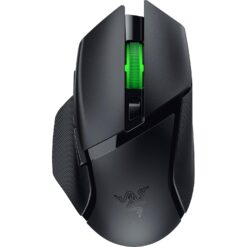 Razer Basilisk V3 X HyperSpeed wireless gaming mouse black top view
