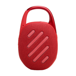 JBL Clip 5 Red portable Bluetooth speaker back view