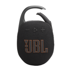 JBL Clip 5 Black portable Bluetooth speaker front view