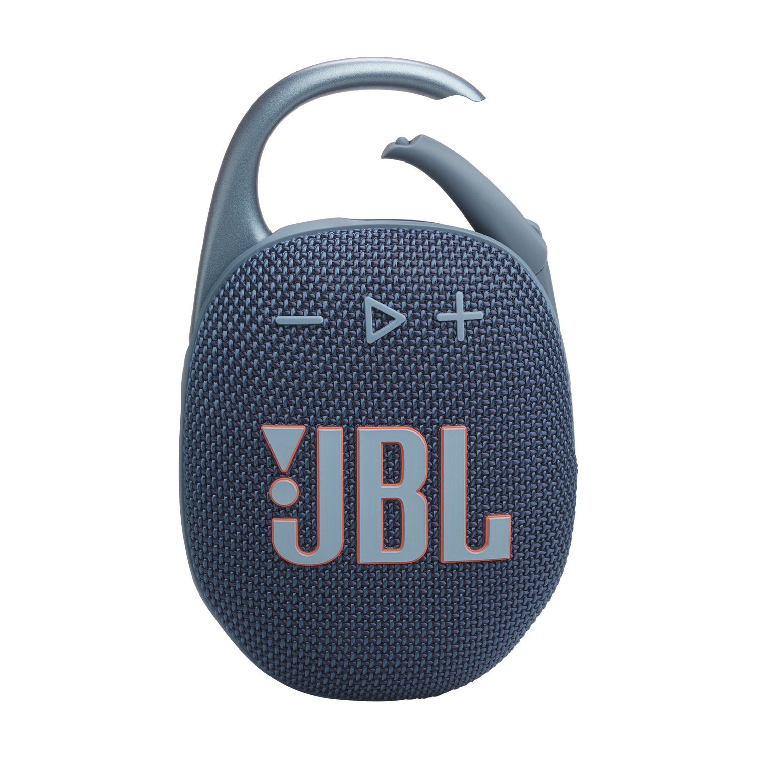 JBL Clip 5 Blue portable Bluetooth speaker front view