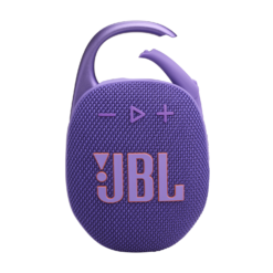 JBL Clip 5 Purple portable Bluetooth speaker front view