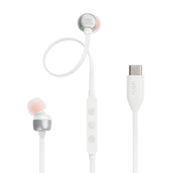 JBL Tune 310C USB-C wired earphones White