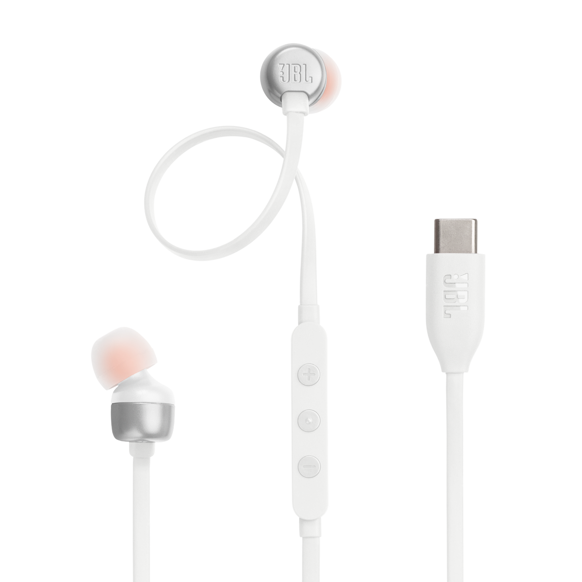 JBL Tune 310C USB-C wired earphones White