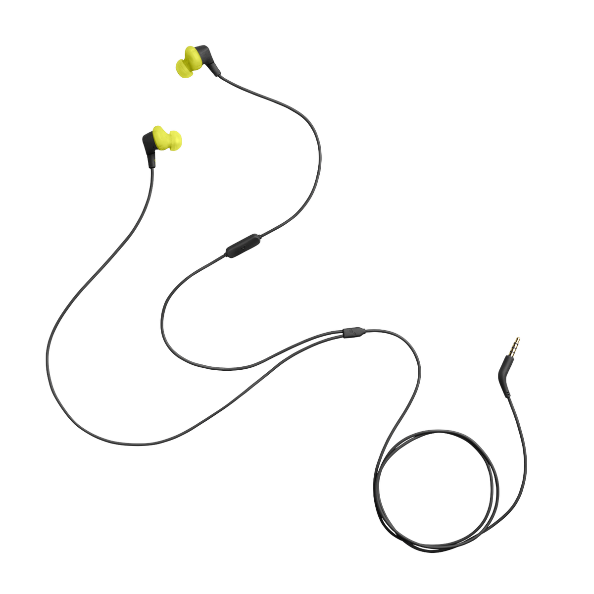 JBL Endurance Run 3 wired sport earphones Black/Lime