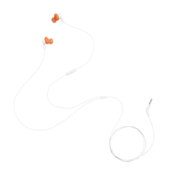 JBL Endurance Run 3 wired sport earphones White/Orange