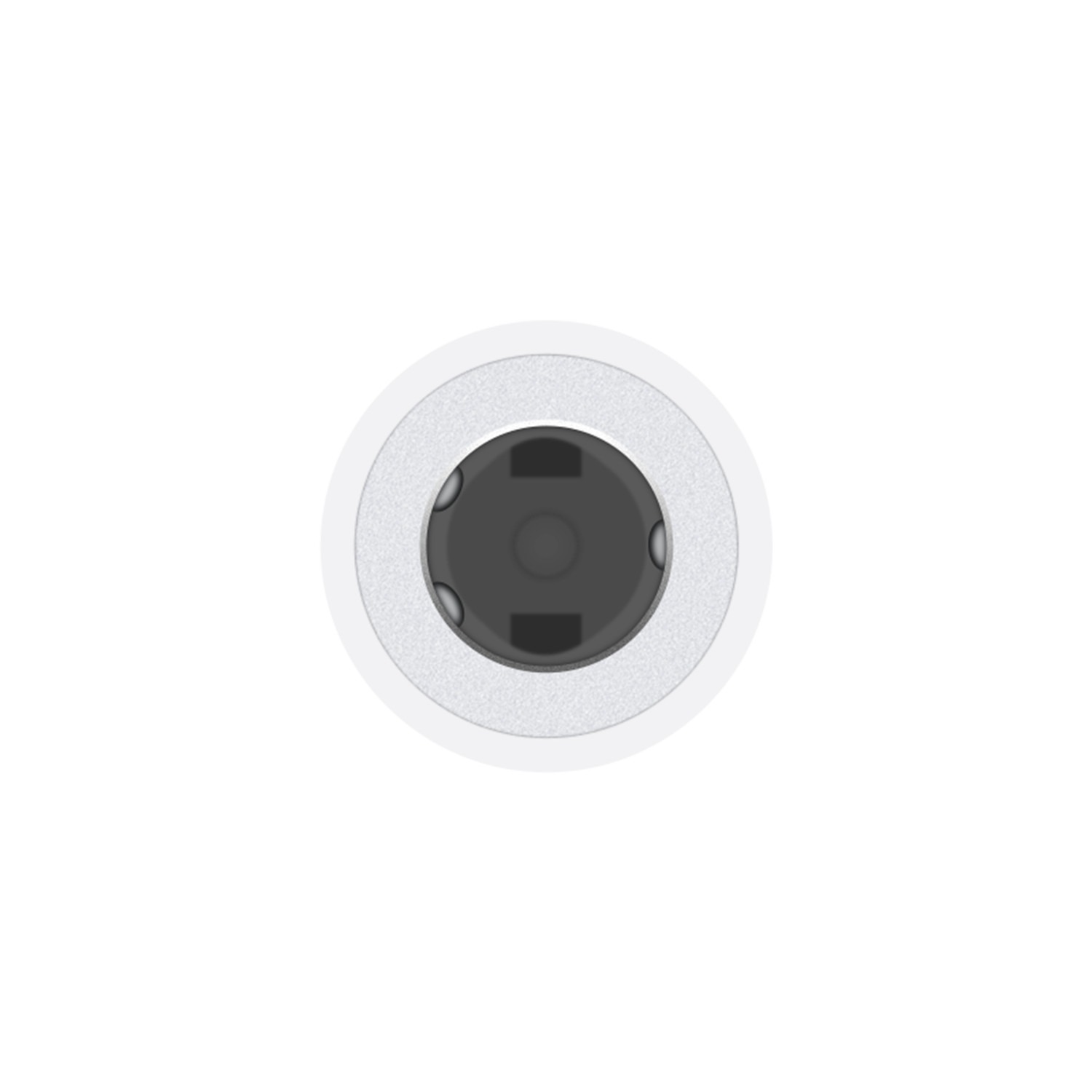 Apple USB-C to 3.5mm Headphone Jack Adapter 3.5mm headphone socket close-up