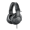 Audio-Technica ATH-M20x black monitor headphones three-quarter view