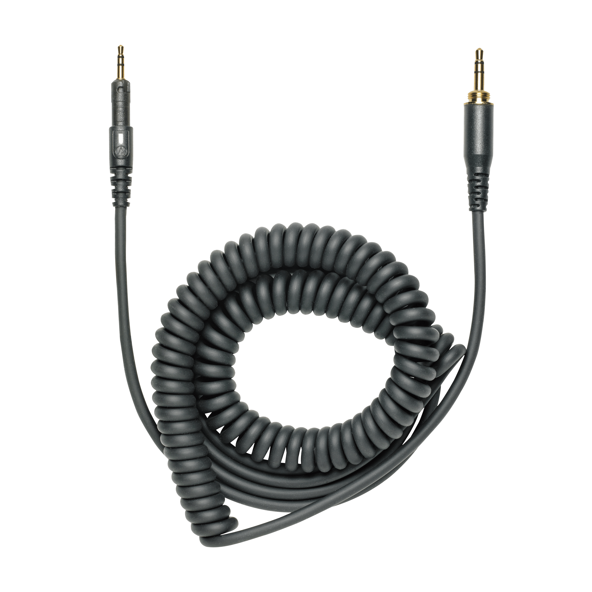 Audio-Technica ATH-M50x black studio headphones detachable 1.2-3m coiled cable