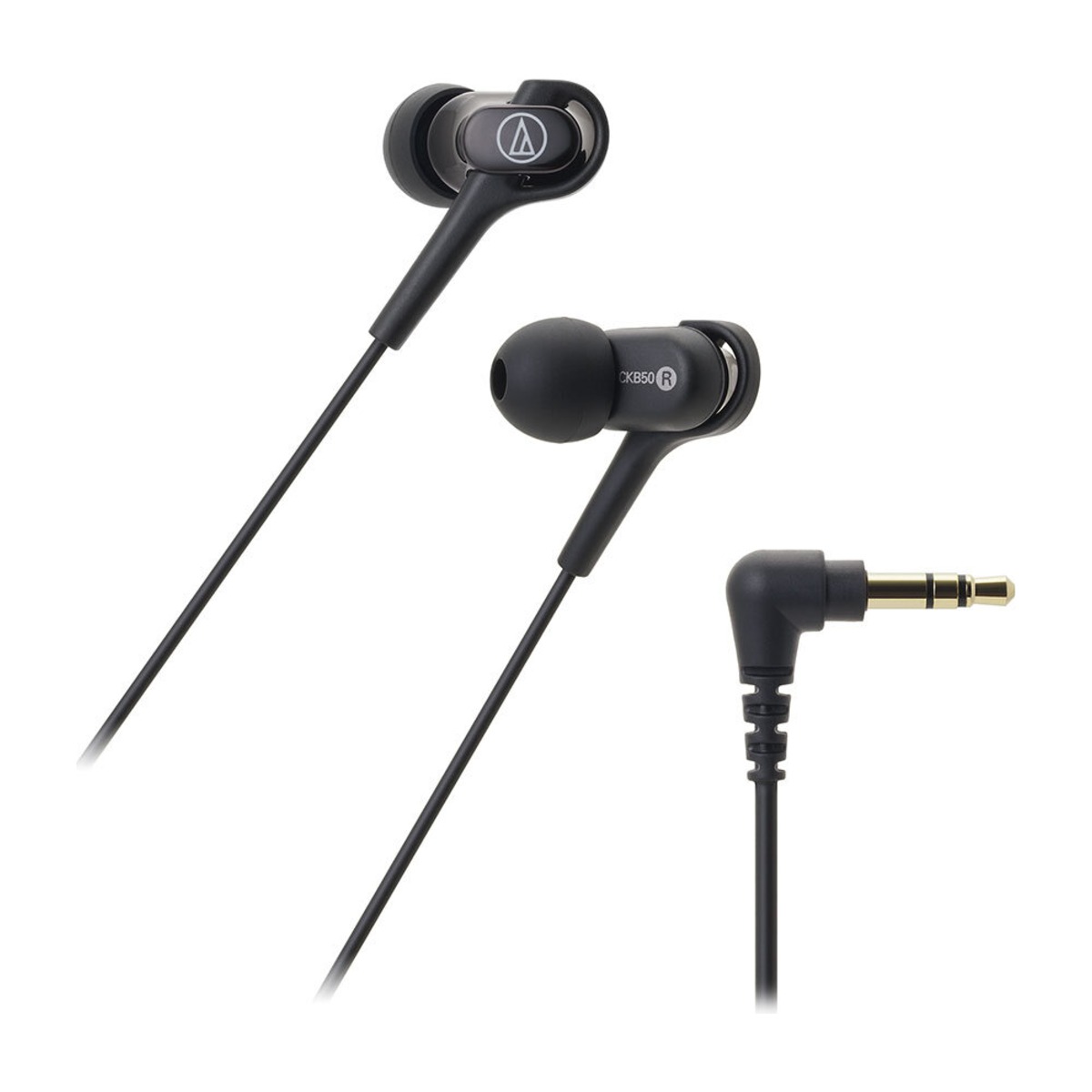 audio technica ath ckb50 black main