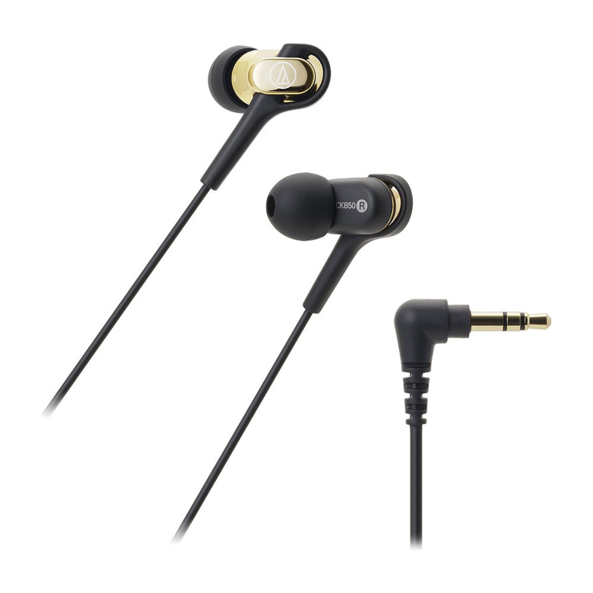 audio technica ath ckb50 gold main