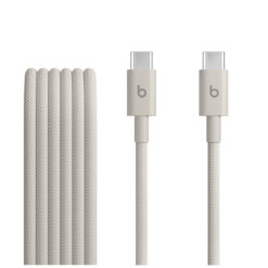 Beats USB-C to USB-C Woven Cable 1.5m Surge Stone front view