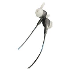 Bose QuietComfort 20 earbuds with StayHear+ tips close-up
