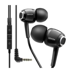 denon ah c560r in ear headphones remote mic