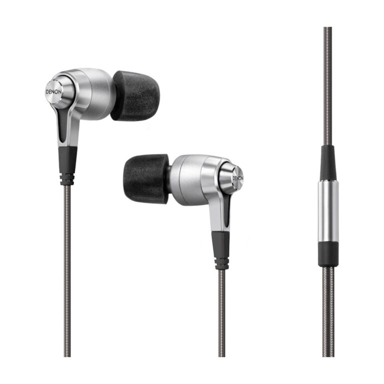 Denon AH-C720 In-Ear Headphones – Silver (Bulk Packaging)