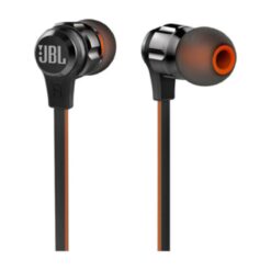 JBL T180A Wired In-Ear Headphones with Mic – 3.5mm Black