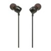 JBL Tune 110 wired in-ear earphones with mic – Black