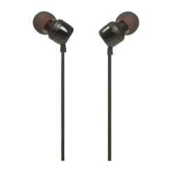 JBL Tune 110 wired in-ear earphones with mic – Black