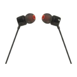 JBL Tune 110 wired in-ear earphones with mic – Black