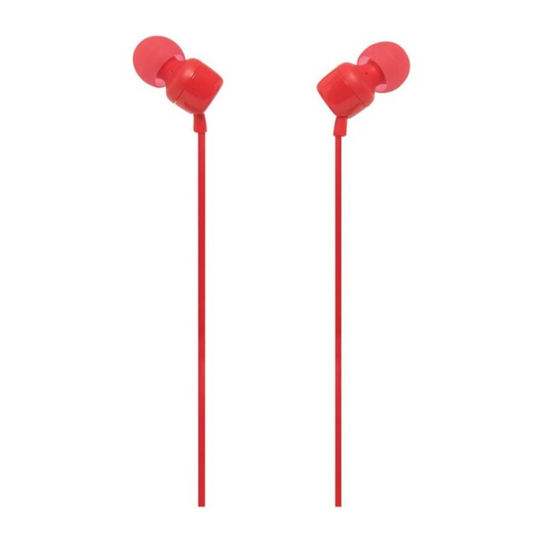 JBL TUNE 110 Wired Earphones – Red