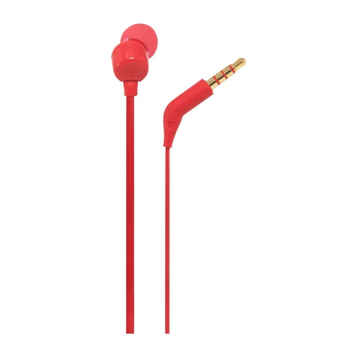 JBL Tune 110 wired in-ear earphones with mic – Red