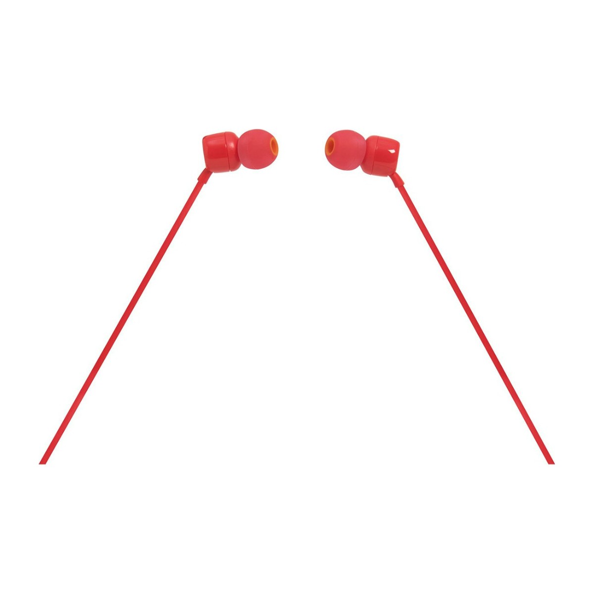 JBL Tune 110 wired in-ear earphones with mic – Red