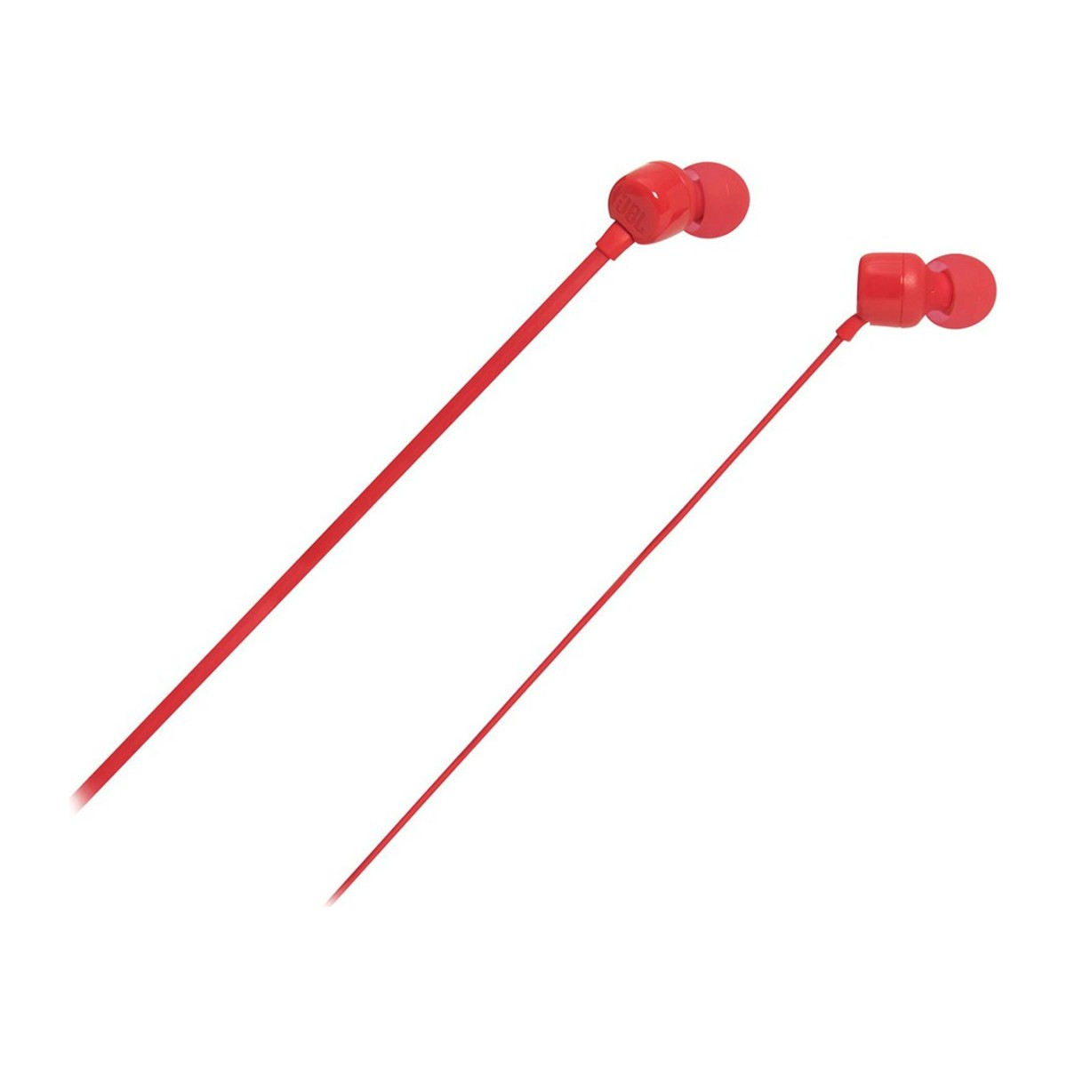 JBL Tune 110 wired in-ear earphones with mic – Red