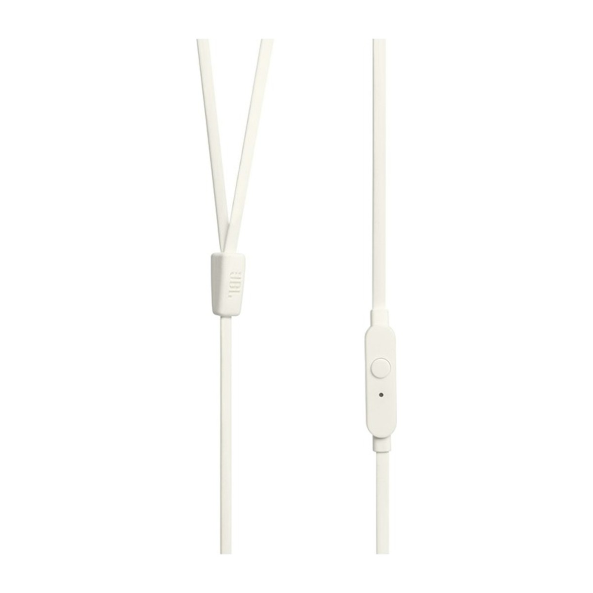 JBL Tune 110 wired in-ear earphones with mic – White