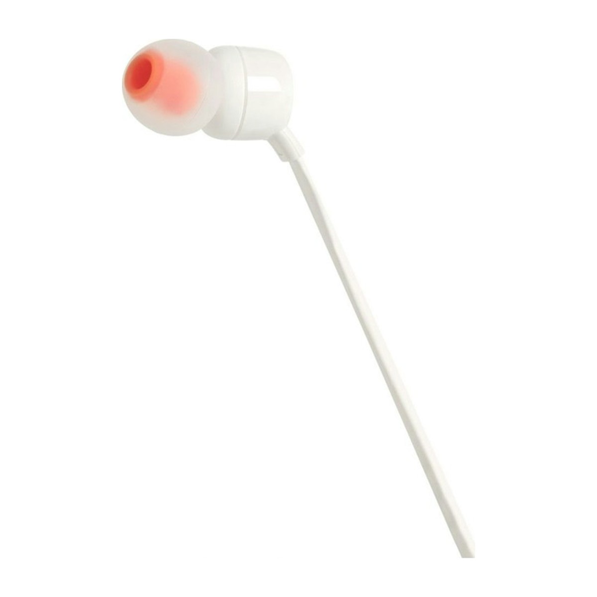 JBL Tune 110 wired in-ear earphones with mic – White