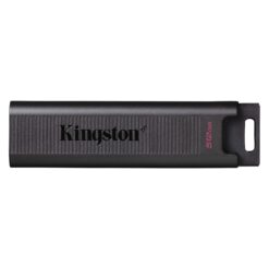 Kingston DataTraveler Max 512GB USB-C flash drive closed with sliding cap