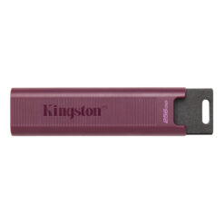 Kingston DataTraveler Max 256GB USB-A flash drive closed with sliding cap