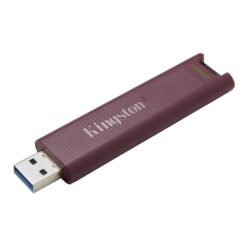 Kingston DataTraveler Max 256GB USB-A flash drive with USB-A connector extended