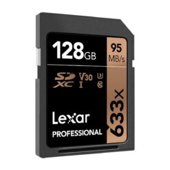 Lexar 633x 128GB SD Card – UHS-I Class 10 – Up to 95MB/s