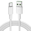 OPPO SUPERVOOC 65W USB-A to USB-C Charging Cable – 6.5A White