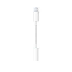 Apple Lightning to 3.5mm Headphone Jack Adapter MMX62ZM/A full length view