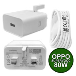 OPPO SUPERVOOC 80W UK charger VCB8JAYH with USB-C cable 1