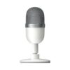 Razer Seiren Mini Mercury White USB streaming microphone front view