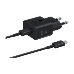 Samsung 25W USB-C Power Adapter EP-T2510 with USB-C cable – Black, EU plug