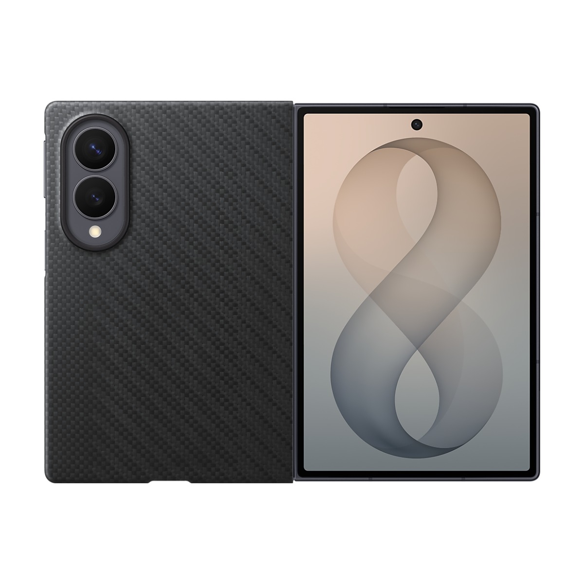 Samsung Galaxy Z Fold8 Carbon Magnet Case – Black – view 3