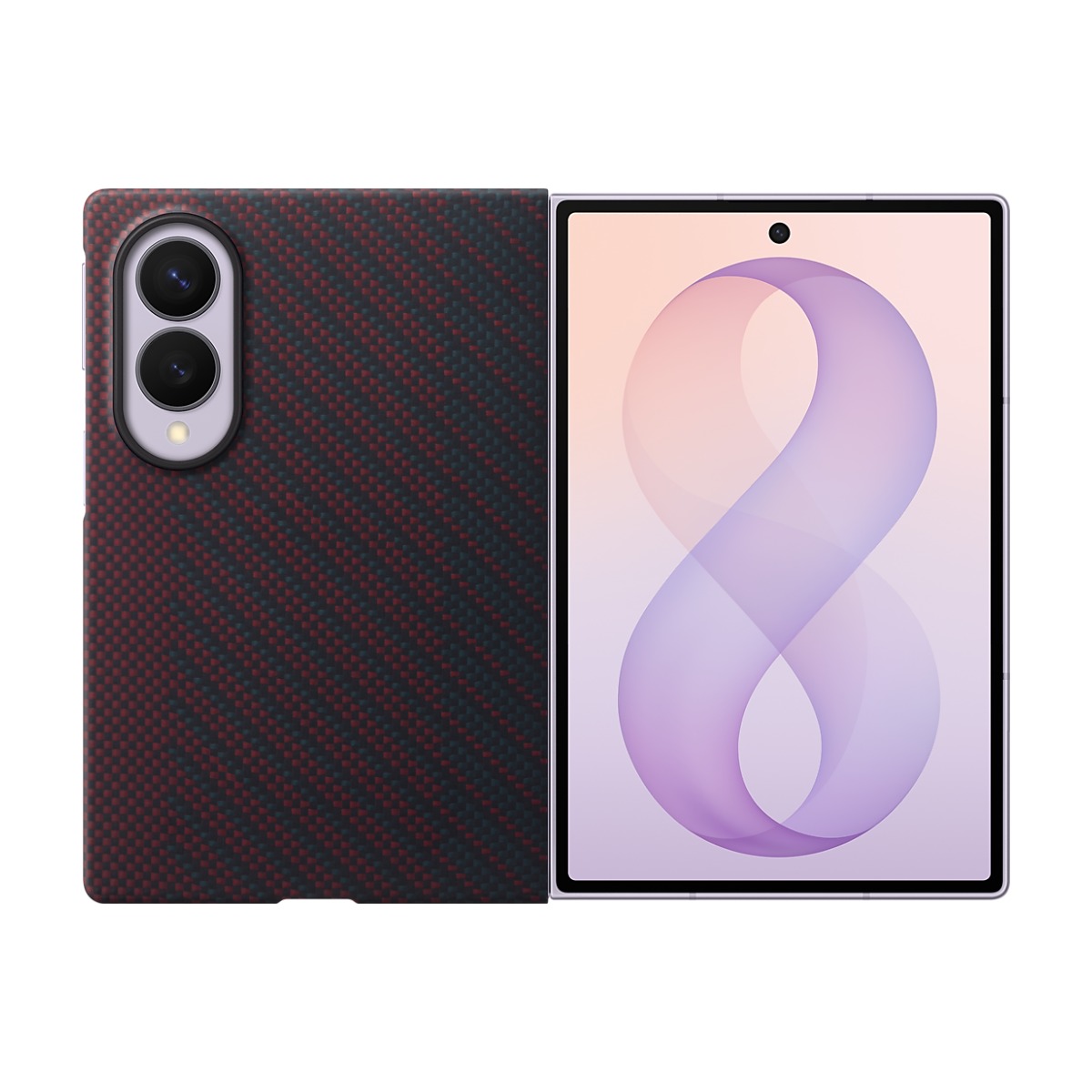 Samsung Galaxy Z Fold8 Carbon Magnet Case – Violet – view 3