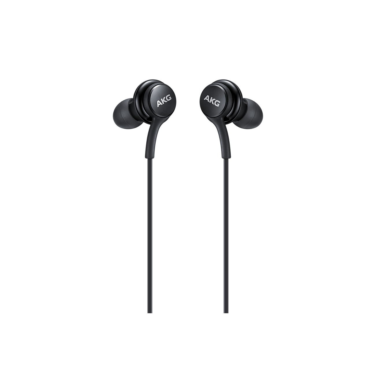 Samsung Type-C Earphones tuned by AKG black AKG earpieces close-up
